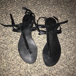 Black Vince Camuto sandals